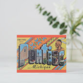 Groeten uit het Briefkaart van Pontiac Michigan (Staand voorkant)