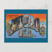 Groeten uit het Chicago Travel Briefkaart (Voorkant)