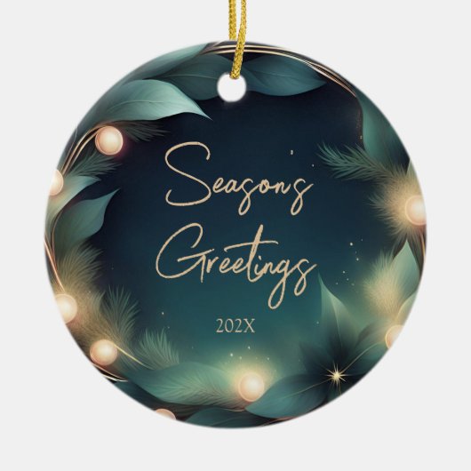 Groeten uit het Corporate Season Keramisch Ornament (Voorkant)