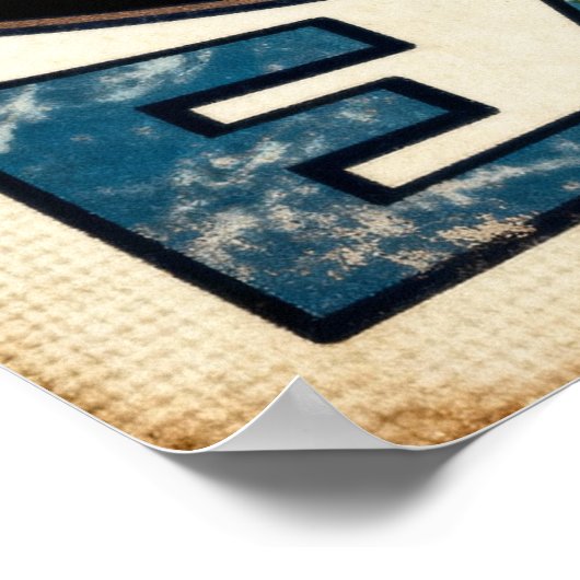 Groeten uit het Earth Retro Sci-Fi Poster (Hoek)