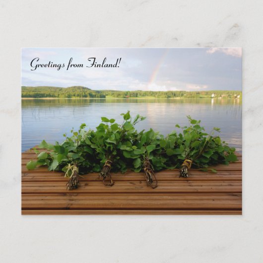 Groeten uit het Finse briefkaart (Voorkant)