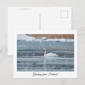 Groeten uit het Finse briefkaart (Voorkant / Achterkant)