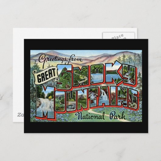 Groeten uit het Great Smokey-gebergte Briefkaart (Voorkant / Achterkant)