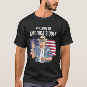 Groeten uit het Gulf Beach of America Patriotic T-shirt
