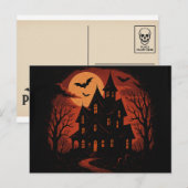 Groeten uit het Haunted Manor Briefkaart (Voorkant / Achterkant)