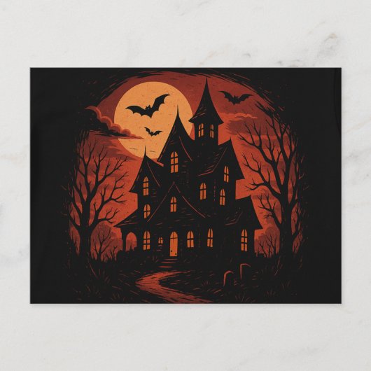 Groeten uit het Haunted Manor Briefkaart (Voorkant)