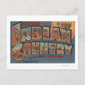 Groeten uit het Indiase land van het zuidwesten Briefkaart (Voorkant)