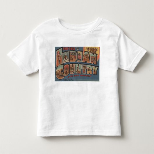 Groeten uit het Indiase land van het zuidwesten Kinder Shirts (Voorkant)