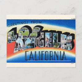 Groeten uit het Los Angeles Large Letter Briefkaar Briefkaart