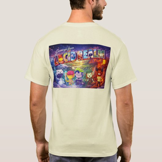 Groeten uit het Lucide Rijk T-shirt (Achterkant)