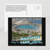 Groeten uit het Marjorie Lake Briefkaart (Voorkant / Achterkant)