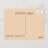 Groeten uit het meer van Crater Briefkaart (Achterkant)