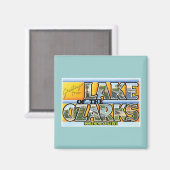 Groeten uit het meer van de Ozarks! Magneet (Voorkant / Achterkant)