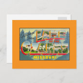  groeten uit het meer van de Ozarks MO Briefkaart (Voorkant / Achterkant)