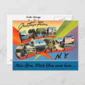 Groeten uit het meer van George Briefkaart (Voorkant / Achterkant)