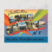 Groeten uit het meer van George Briefkaart (Voorkant)