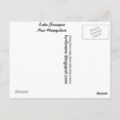 Groeten uit het meer van Sunapee Briefkaart (Achterkant)