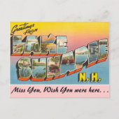 Groeten uit het meer van Sunapee Briefkaart (Voorkant)