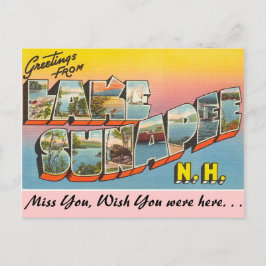 Groeten uit het meer van Sunapee Briefkaart