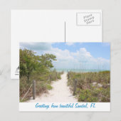 Groeten uit het mooie Sanibel, Florida briefkaart (Voorkant / Achterkant)