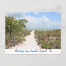Groeten uit het mooie Sanibel, Florida briefkaart