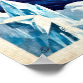 Groeten uit het Neptune Retro Sci-Fi Poster (Hoek)