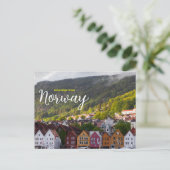 Groeten uit het Noorse Schilderachtig landschap Br Briefkaart (Staand voorkant)