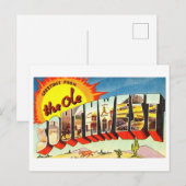 groeten uit het Ole Southwest Briefkaart (Voorkant / Achterkant)