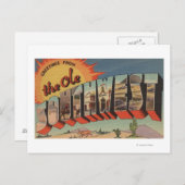 Groeten uit het Ole Southwest Briefkaart (Voorkant / Achterkant)