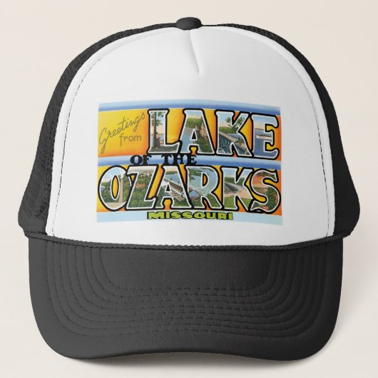 Groeten uit het Ozarks meer! Trucker Pet (Voorkant)