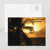 Groeten uit het Paradijs Briefkaart (Voorkant / Achterkant)