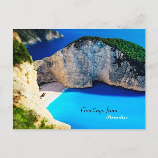 Groeten uit het Paradijs Briefkaart (Voorkant)