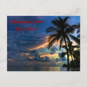 Groeten uit het Paradijs Briefkaart