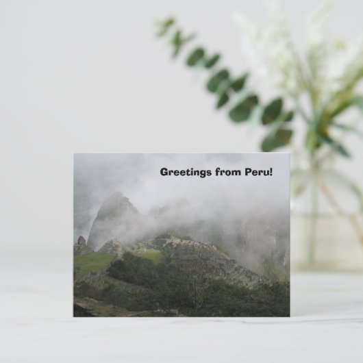 Groeten uit het Peru-briefkaart Briefkaart (Staand voorkant)