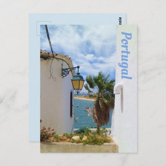 Groeten uit het Portugese kustdorp Briefkaart (Voorkant / Achterkant)