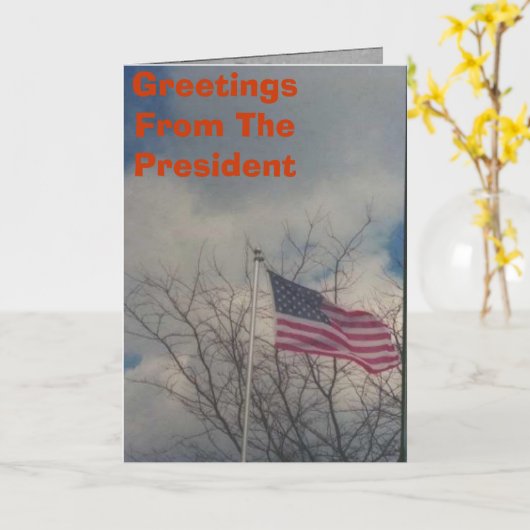 Groeten uit het President Kaart (Gele Bloem)