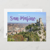 Groeten uit het San Marino Briefkaart (Voorkant / Achterkant)