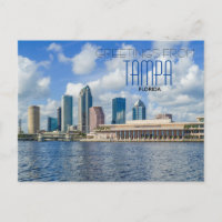 Groeten uit het Schilderachtig Briefkaart Tampa Fl