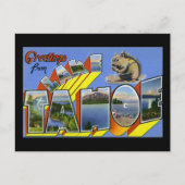 Groeten uit het Tahoe-meer Briefkaart (Voorkant)