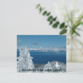 Groeten uit het Tahoe-meer! Briefkaart (Staand voorkant)