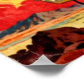 Groeten uit het Venus Retro Sci-Fi Poster (Hoek)