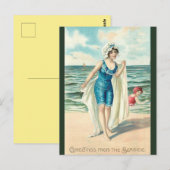  groeten uit het zeegebied briefkaart (Voorkant / Achterkant)