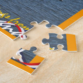 Groeten uit Holland Windmill en Ducks Puzzle Legpuzzel (Zijkant)