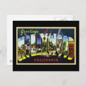 Groeten uit Hollywood California Briefkaart (Voorkant / Achterkant)