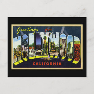 Groeten uit Hollywood California Briefkaart