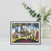 Groeten uit Hollywood California Briefkaart (Staand voorkant)