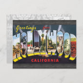Groeten uit Hollywood California,  Briefkaart (Voorkant / Achterkant)
