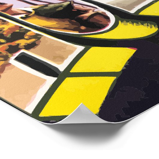 Groeten uit Hollywood California, Poster (Hoek)