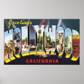 Groeten uit Hollywood California, Poster (Voorkant)