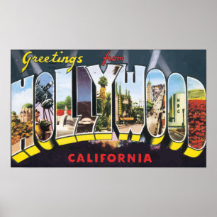 Groeten uit Hollywood California,  Poster
